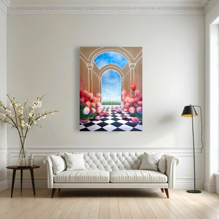 Flowers oil painting